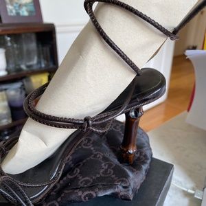 Gucci Sand Pelle S. Cuoio Tamigi Stilettos